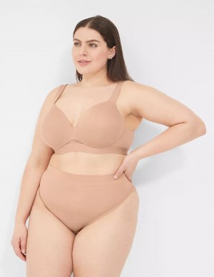 Beige Lane Bryant Comfort Bliss French Cut Women Briefs | RWY5392ZU