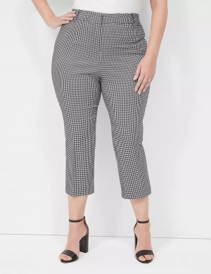 Black Lane Bryant 4-Season Slim Capri Women Pants | XZN2916WV