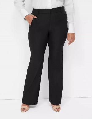 Black Lane Bryant Boot 4-Season Women Pants | DZR10018YR