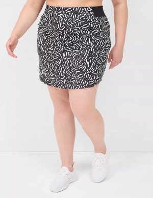 Black Lane Bryant LIVI Knit Women Shorts | ZJJ8368DJ