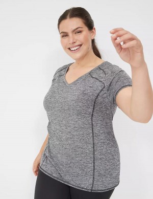 Black Lane Bryant LIVI Wicking Active Tee Women T Shirts | NST6946YF