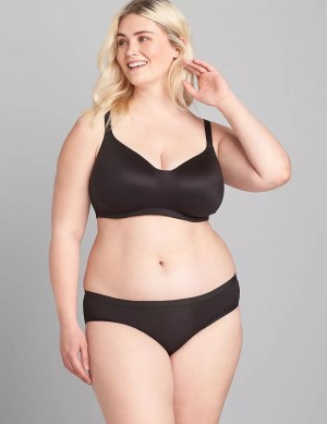 Black Lane Bryant No-Wire Women Bralettes | JFO9477CZ