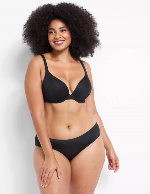 Black Lane Bryant Smooth Boost Plunge Women Bralettes | OKM8516KI