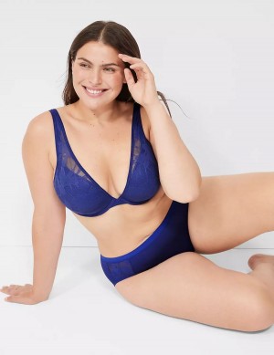 Blue Lane Bryant Boost Plunge With Lace Women Bralettes | BYT7034EX