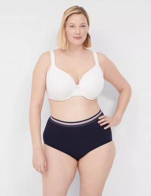 Blue Lane Bryant Cotton High-Waist With Wide Waistband Women Briefs | GGM6090DY