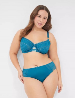 Blue Lane Bryant Lace-Back Women Cheeky Panty | RAD996FE