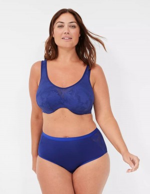 Blue Lane Bryant Lightly Lined Full Coverage with Lace Overlay Women Bralettes | ZSN428OI