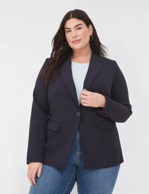 Blue Lane Bryant Perfect Drape Women Blazers | DME7896RY