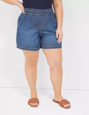 Blue Lane Bryant Pull-On Fit Flirty Jean Women Shorts | WNK598LL