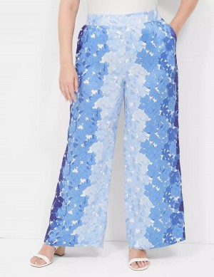 Blue Lane Bryant Pull-On Wide Leg Women Pants | ZAO7498KD