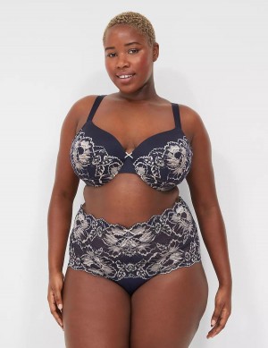 Blue Lane Bryant Smooth Lightly Lined Full Coverage With Lace Women Bralettes | LDY161FS