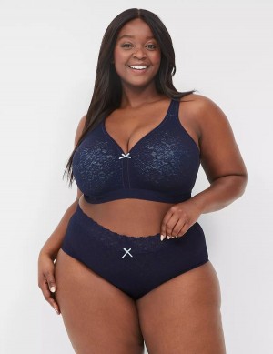 Blue Lane Bryant Stretch Lace High-Leg Women Briefs | RZT6264RX