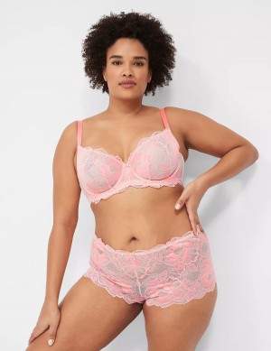 Brown Lane Bryant Stretch Lace Women Cheeky Panty | WIA247UH