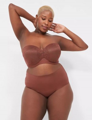 Chocolate Lane Bryant Invisible Edge Full Women Briefs | CHB466OF