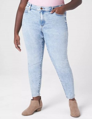 Light Blue Lane Bryant Signature Fit Skinny Women Jeans | PPG3318SK