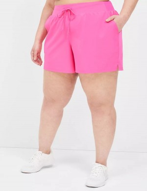 Light Pink Lane Bryant LIVI Stretch Woven Women Shorts | MOC3147ED