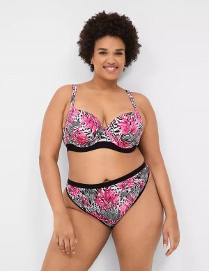 Pink Lane Bryant Crush Microfiber French Women Briefs | RKA6610LQ