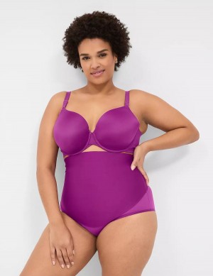 Purple Lane Bryant Level 2 Totally Smooth Ultra High-Waist Women Briefs | YVP4824TO