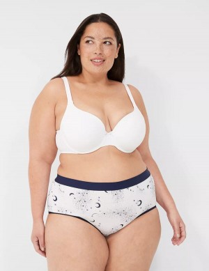 White Lane Bryant Cotton Full With Wide Waistband Women Briefs | TDT4287KS