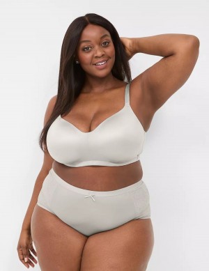 White Lane Bryant No-Show Full with Lace Women Briefs | YHQ1611DN