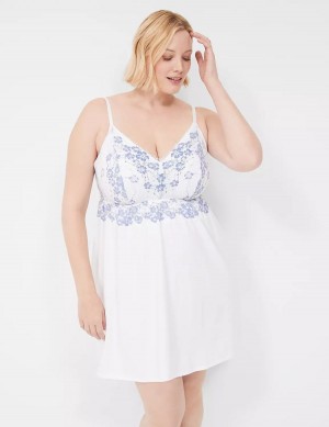 White Lane Bryant Romance Lace Chemise Women Dress | MCY9565MA