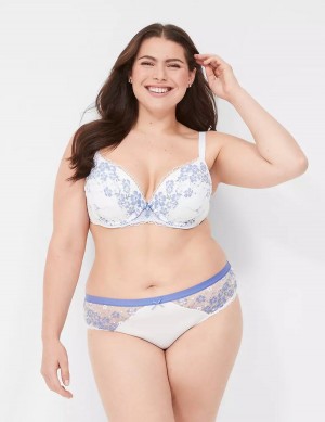 White Lane Bryant Stretch Lace Women Hipster Panty | GZK6920JV