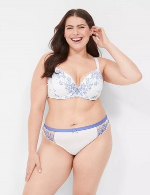 White Lane Bryant Stretch Lace Women Thong Panty | XTA3754UX