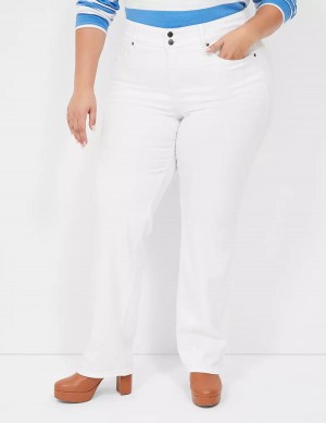 White Lane Bryant Tighter Tummy Fit High-Rise Straight Women Jeans | MFW2577HV