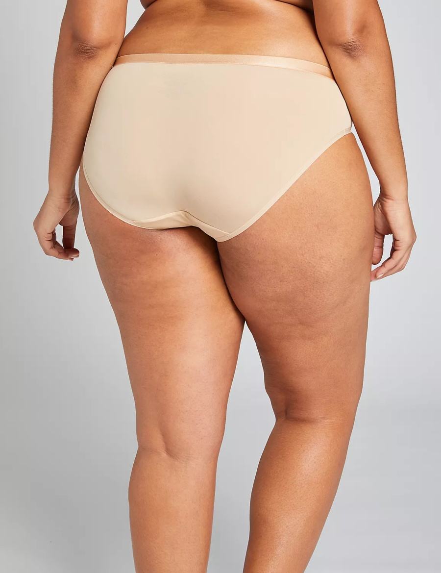 Beige Lane Bryant Extra Soft Women Hipster Panty | GCW558RC