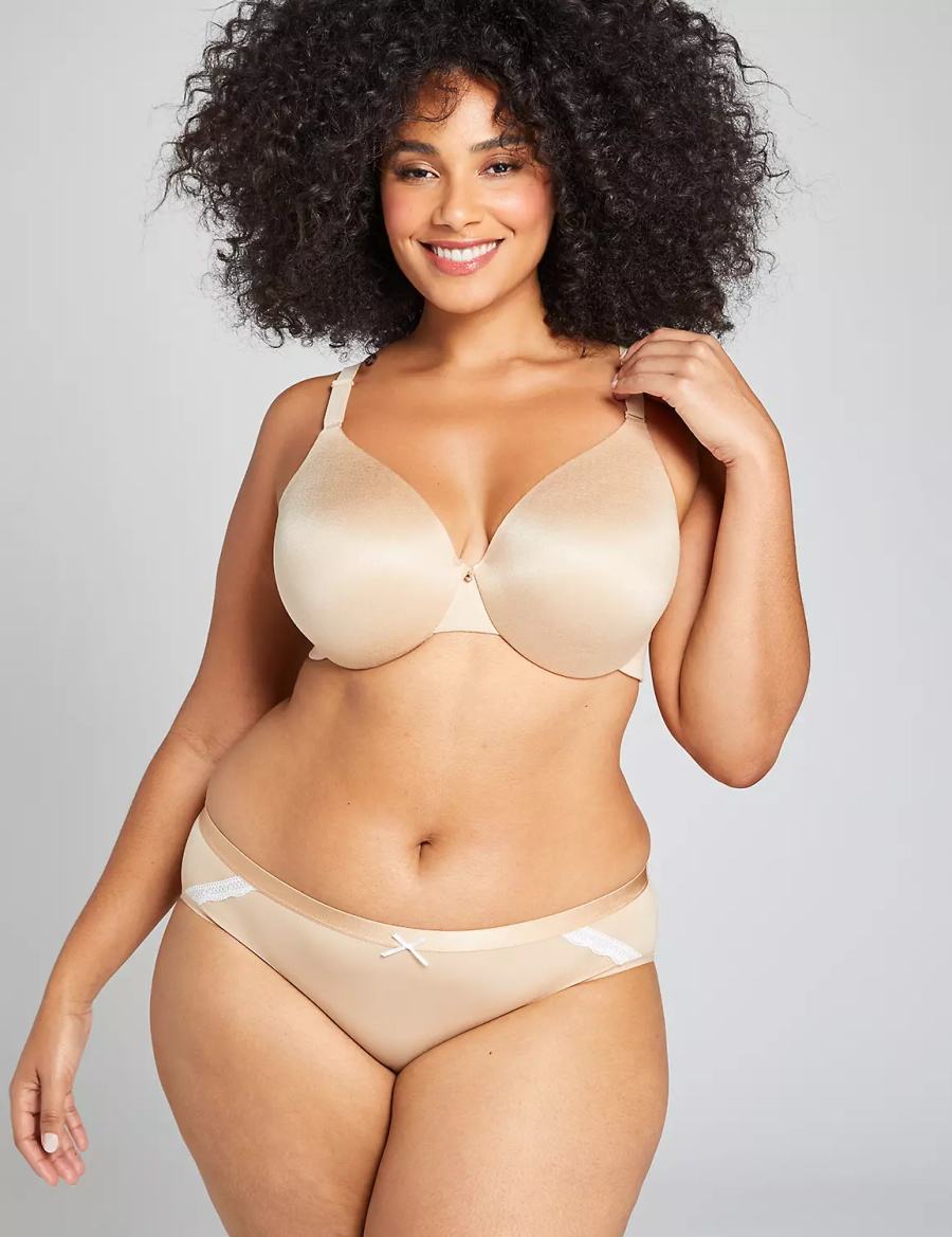 Beige Lane Bryant Extra Soft Women Hipster Panty | GCW558RC