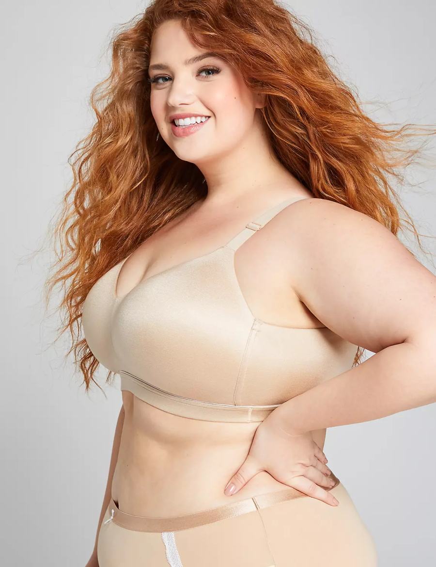 Beige Lane Bryant Lightly Lined Lounge Women Bralettes | YPC515NR