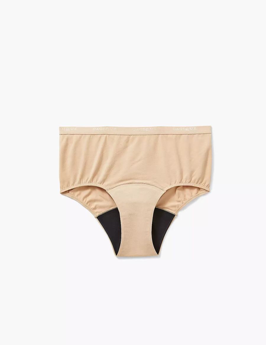 Beige Lane Bryant Total Confidence Full Women Briefs | BBE9952RJ