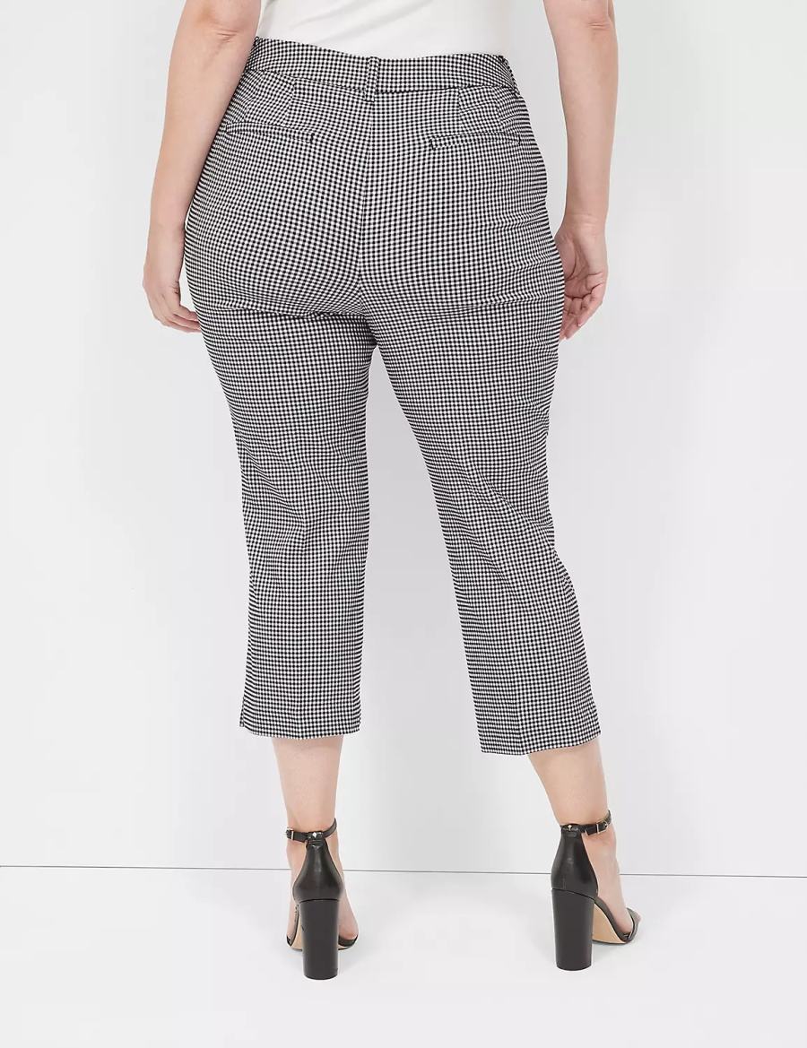 Black Lane Bryant 4-Season Slim Capri Women Pants | XZN2916WV