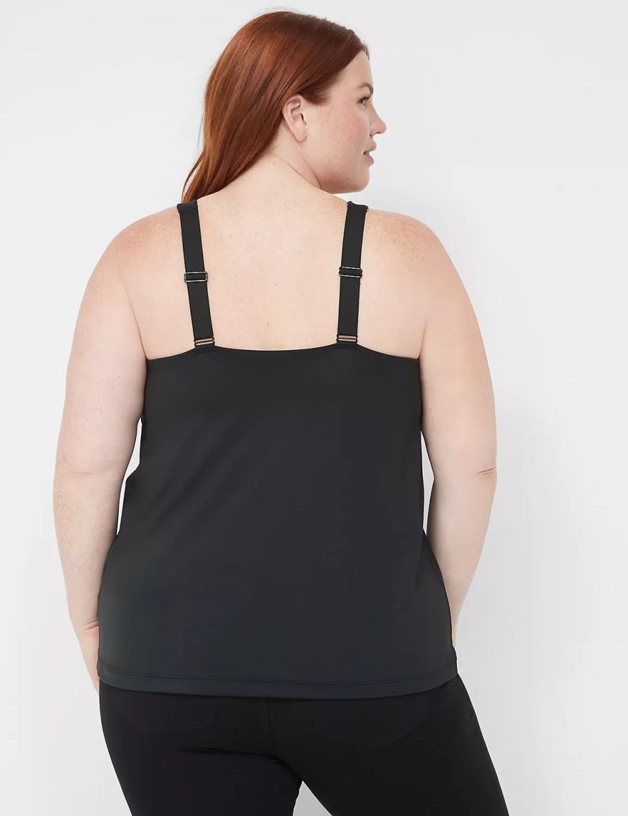 Black Lane Bryant Comfort Bliss Nursing Cami Women Bralettes | HAJ3825OU