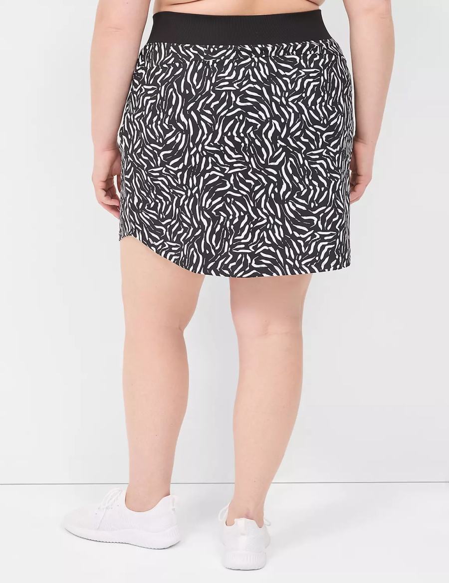 Black Lane Bryant LIVI Knit Women Shorts | ZJJ8368DJ