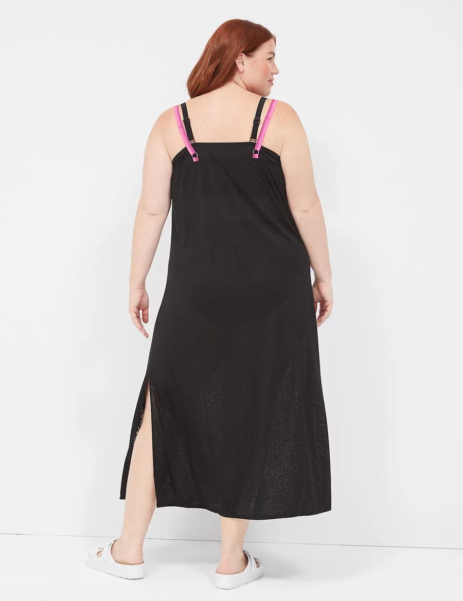 Black Lane Bryant Maxi Women Dress | UPE1066VB