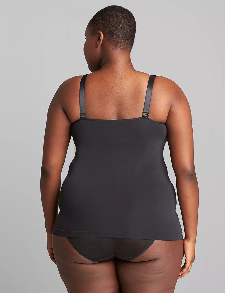 Black Lane Bryant Seamless Nursing Cami Women Bralettes | CTC2222LA