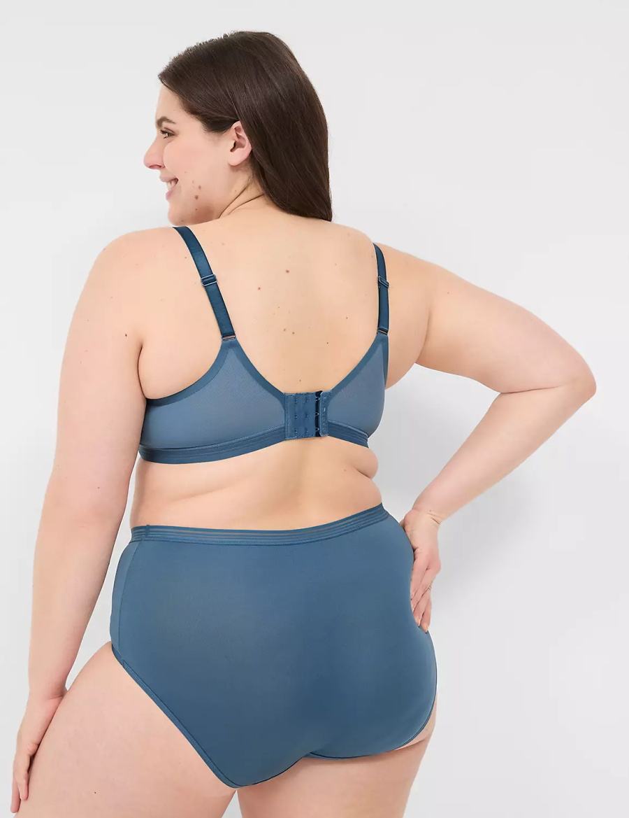 Blue Grey Lane Bryant Modern Romance Lightly Lined Demi Women Bralettes | MEH5348FO