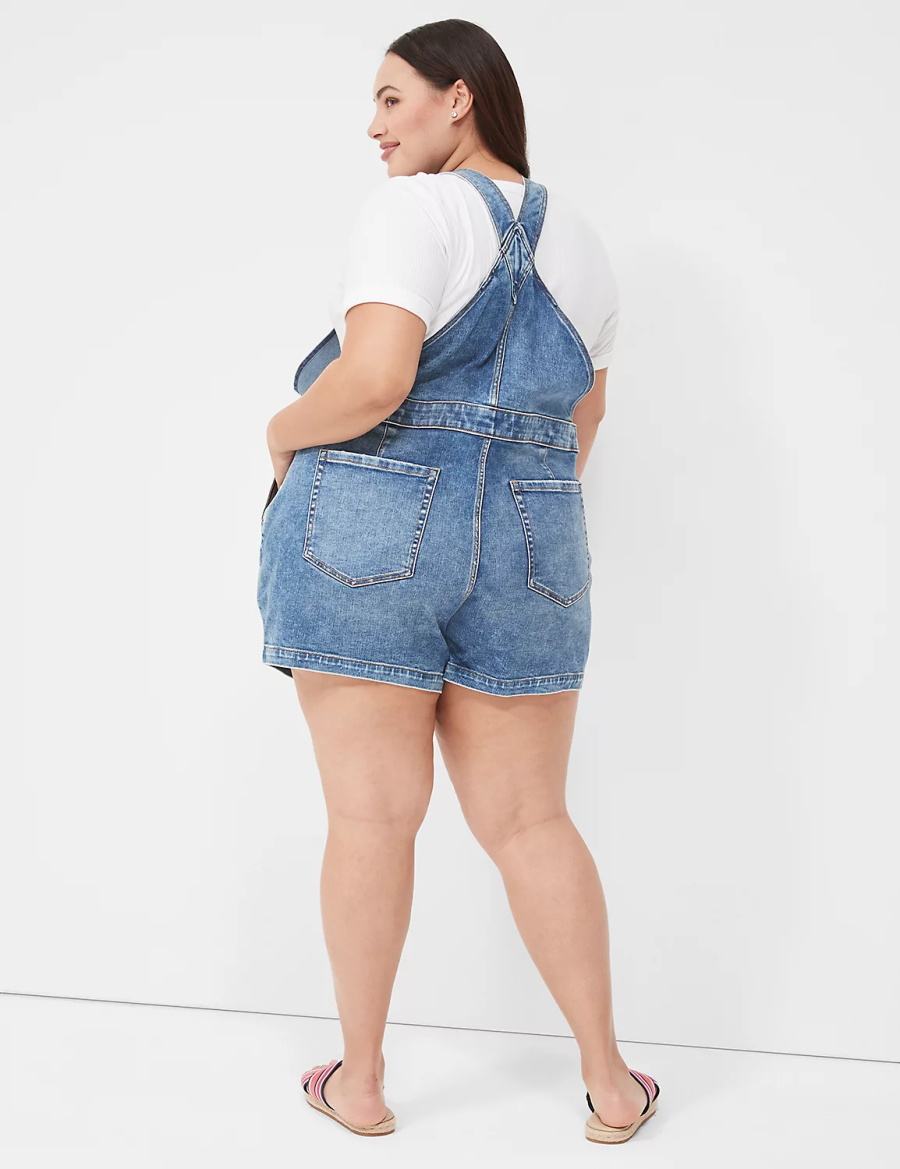 Blue Lane Bryant Boyfriend Denim Women Overall | ZZF2972II