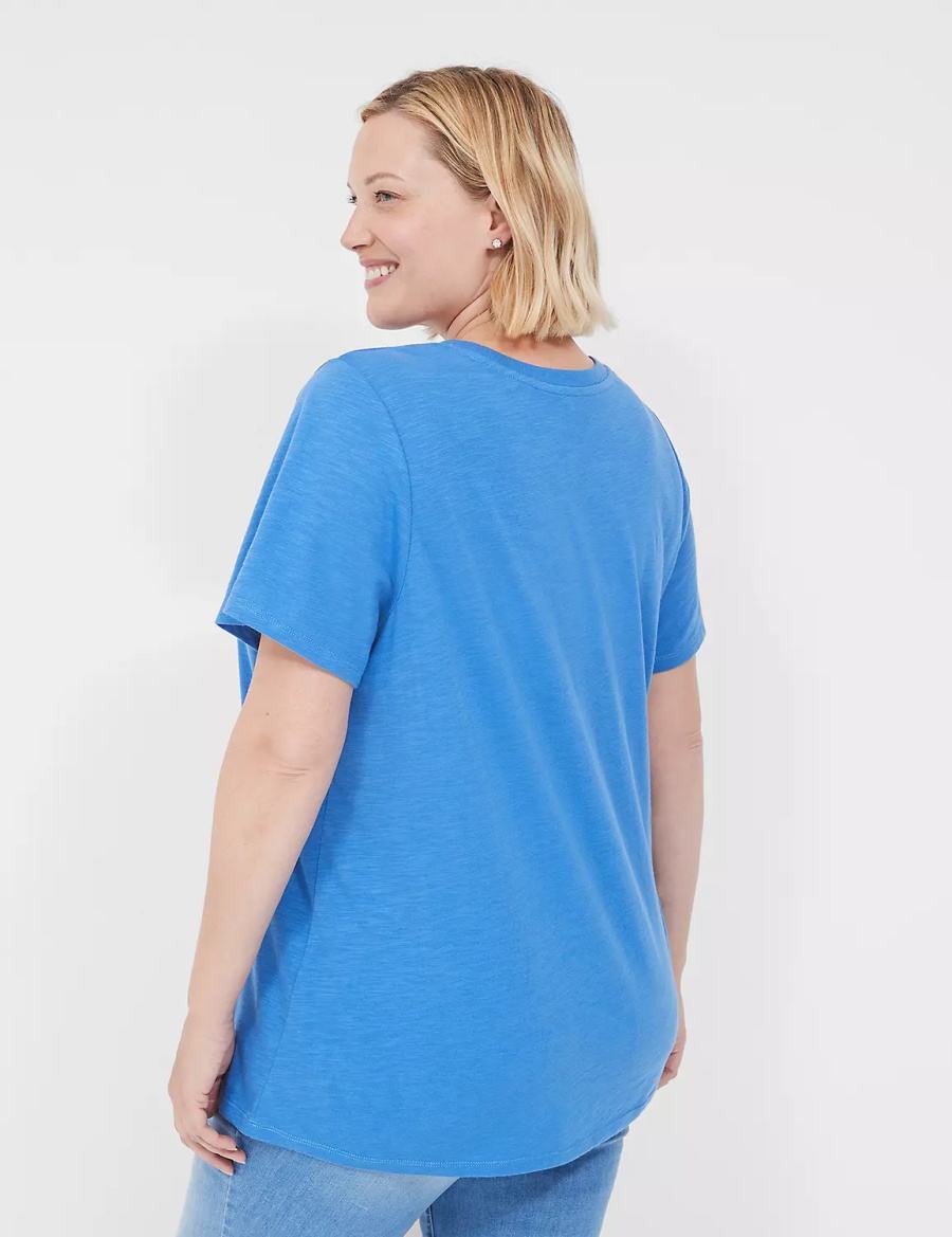 Blue Lane Bryant Cities Graphic Tee Women T Shirts | MBJ1318ZD