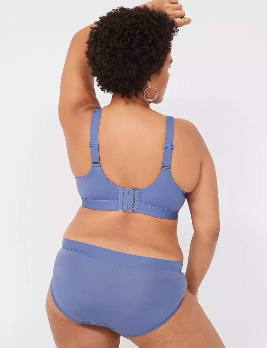 Blue Lane Bryant Comfort Bliss Lightly Lined Plunge Women Bralettes | XSG8836IM