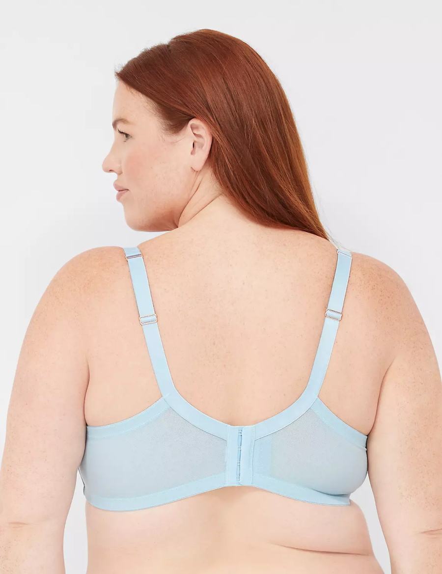 Blue Lane Bryant Embroidered Boost Women Balconette Bra | NPA4684WM