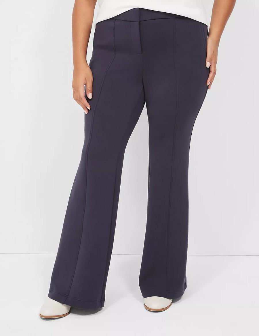 Blue Lane Bryant Journey Knit Flare Women Pants | LGR9083DJ