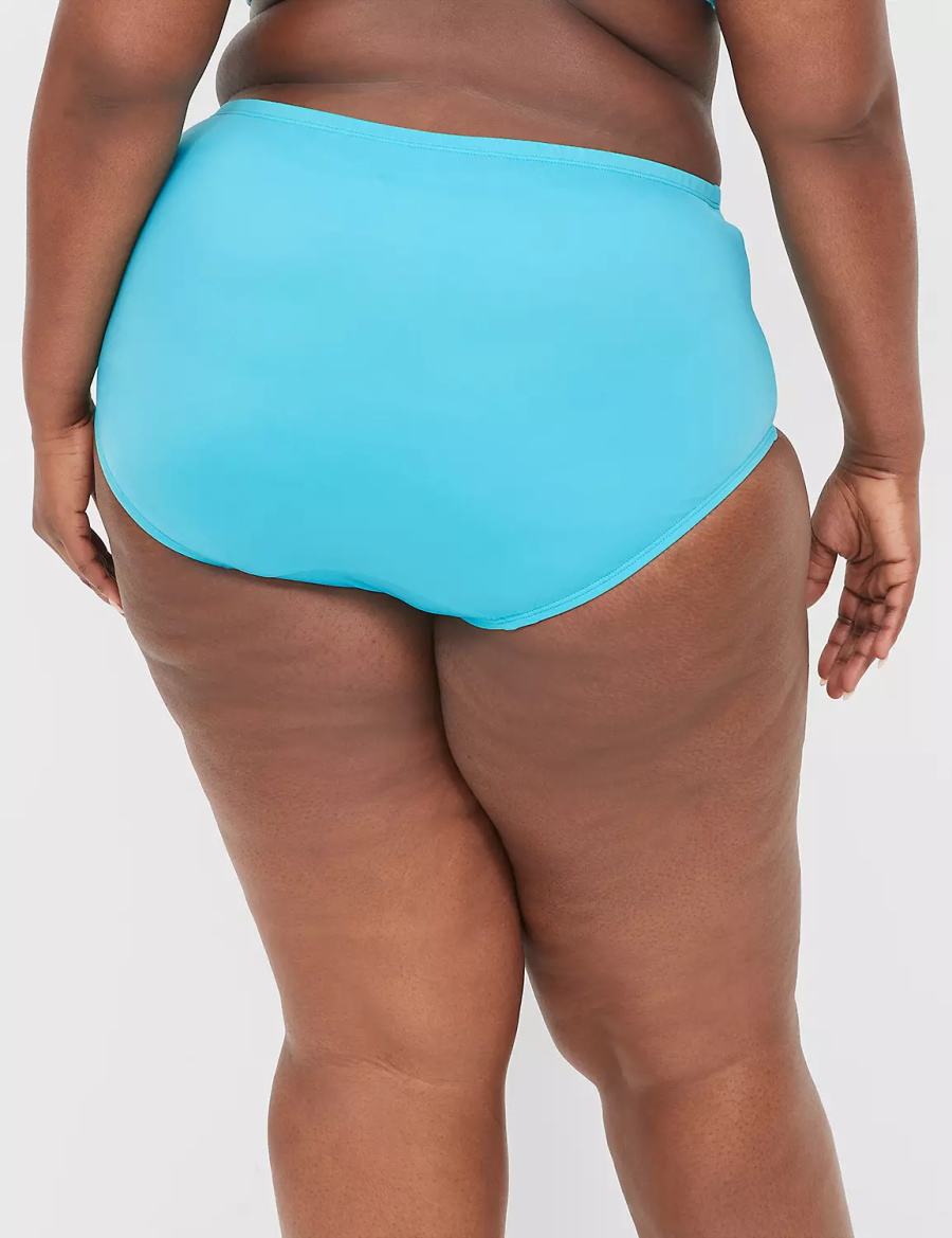 Blue Lane Bryant Mid-Rise Swim Women Briefs | EIR3186ZS