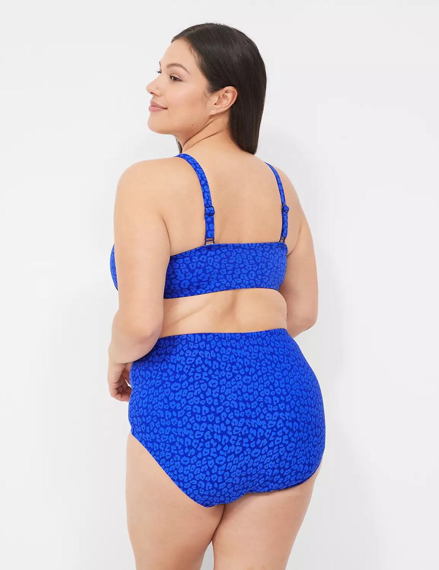 Blue Lane Bryant Mid-Rise Swim Women Briefs | HAH8623HH