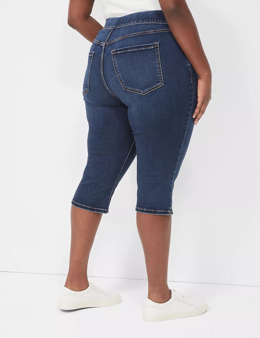 Blue Lane Bryant Pull-On Fit High-Rise Pedal Women Jeggings | KGS5357OB