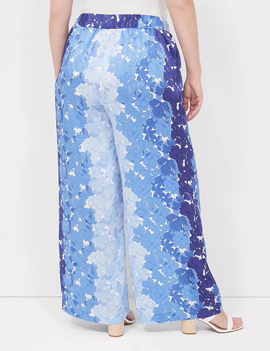 Blue Lane Bryant Pull-On Wide Leg Women Pants | ZAO7498KD