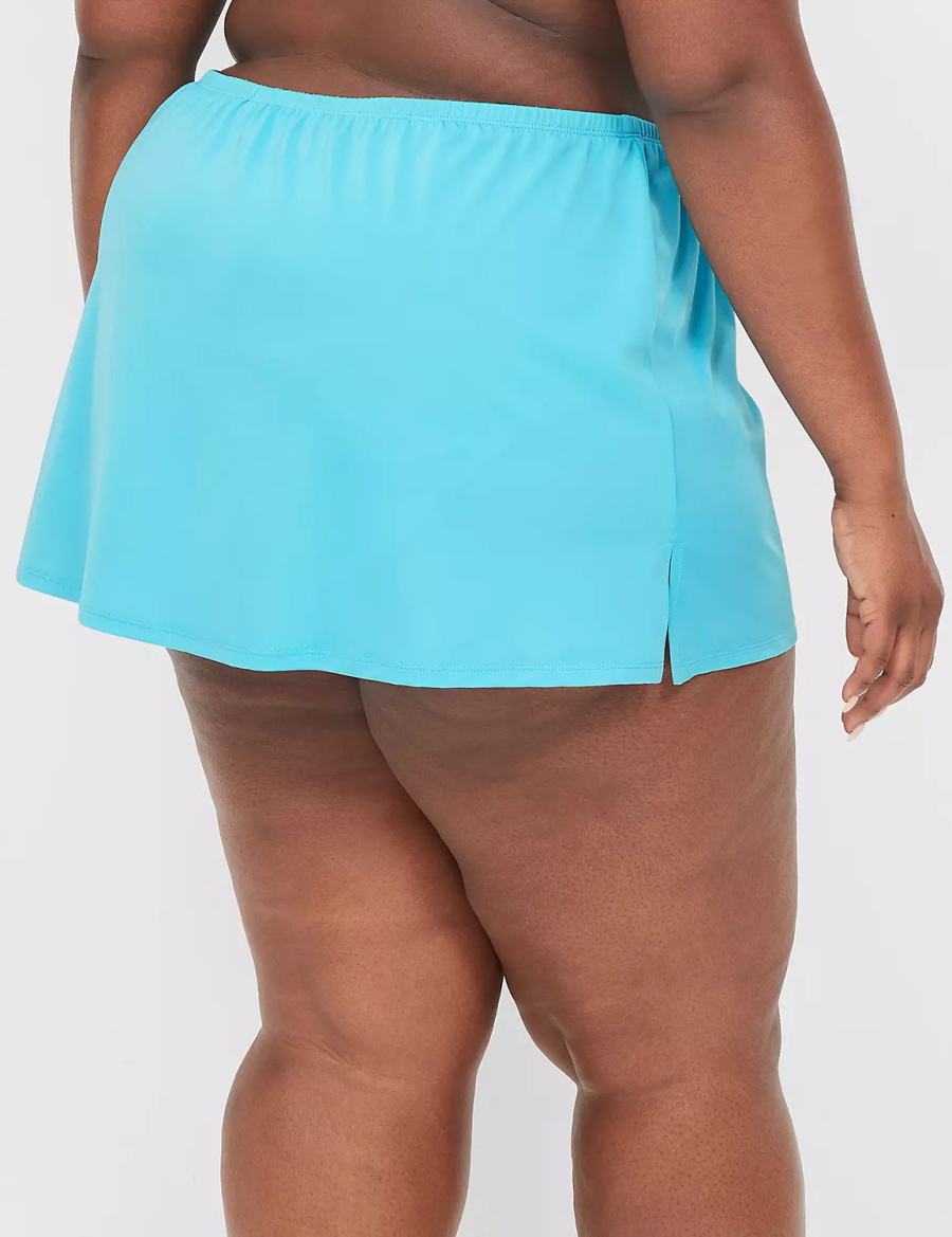 Blue Lane Bryant Side Slit Swim Women Skirts | UEB2339OJ