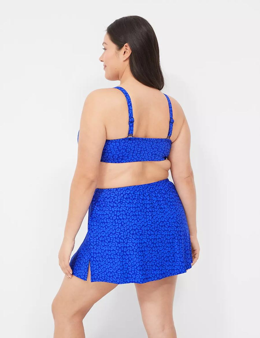 Blue Lane Bryant Side Slit Swim Women Skirts | SXE2611EM