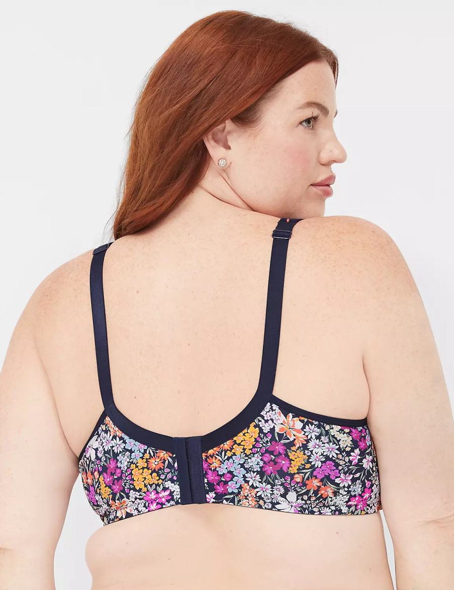 Blue Lane Bryant Smooth Lightly Lined Women Balconette Bra | NHI1061HR